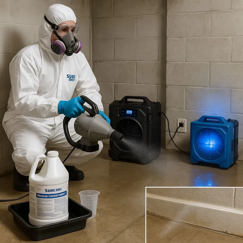 Sanitization and Odor Removal process in West Gate, FL