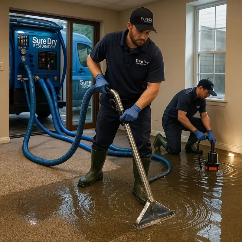 Water Extraction and Removal process in West Gate, FL